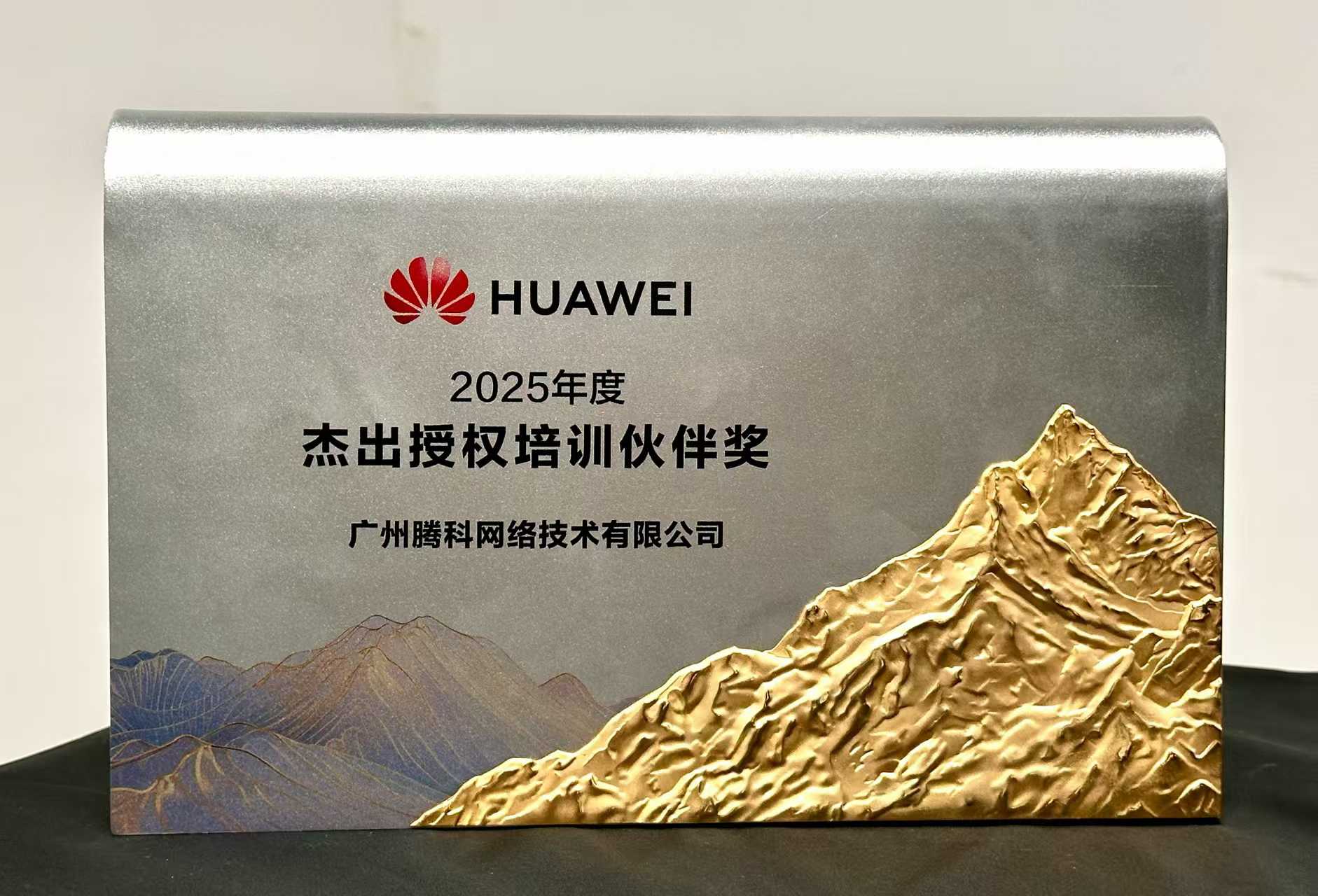 腾科杰出授权培训伙伴奖