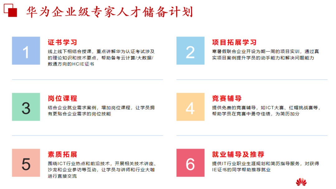 华为企业级专家人才储备计划